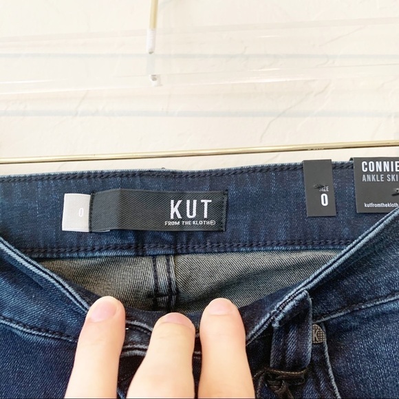 KUT Connie Side Stripe Ankle Skinny Jeans Stretch - Picture 5 of 7